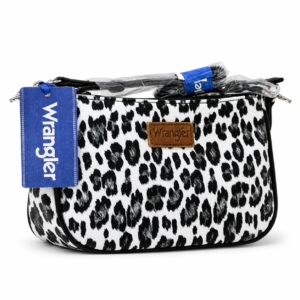 Bolso Wrangler Diseño Leopardo Blanco