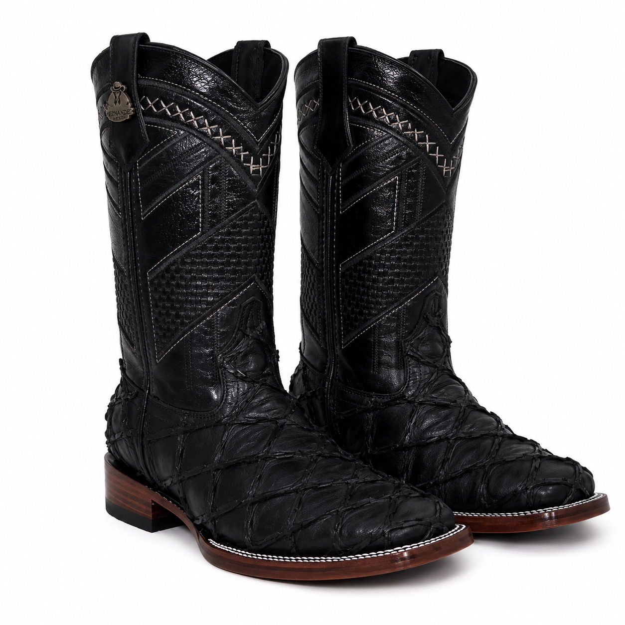 Botas de Pescado Color Negro - Bota de Caballero