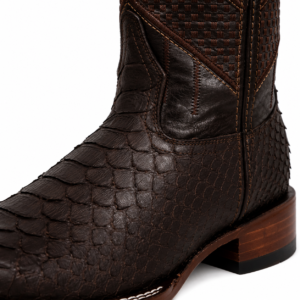 Botas de Pitón Color Negro - Bota de Caballero