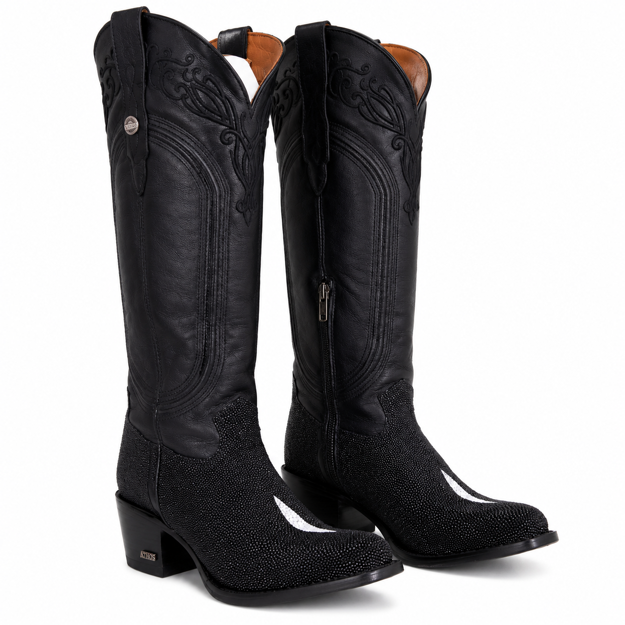 Botas de mantaralla macho negra - bota de dama