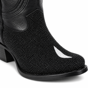 Botas de mantaralla macho negra - bota de dama
