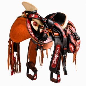 Montura Charra Color Marron De Cuero