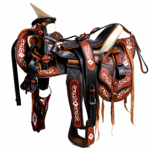Montura Charra Color Marron De Cuero