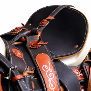 Montura Charra Color Marron De Cuero
