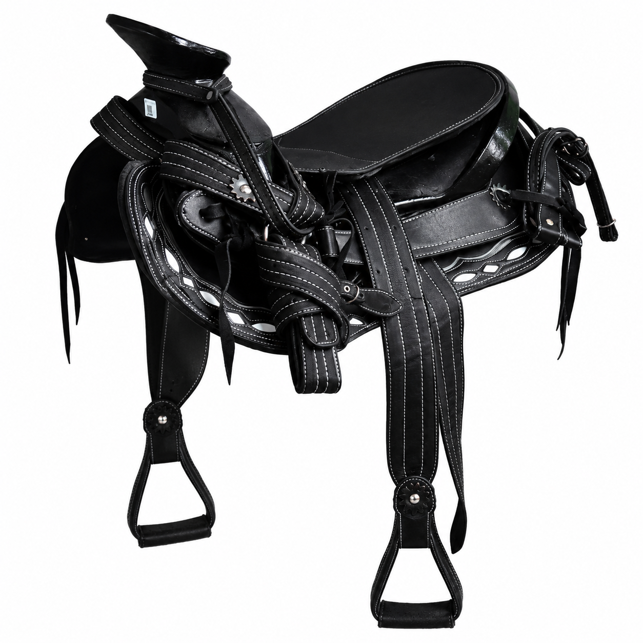 Montura Charra De Lona Color Negro