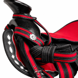Montura Charra De Lona Color Rojo