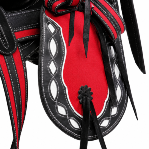 Montura Charra De Lona Color Rojo